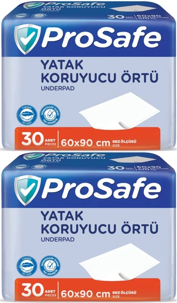 Prosafe Hasta Alt Açma Yatak Koruyucu Örtü 60*90CM 60 Adet (2PK*30)