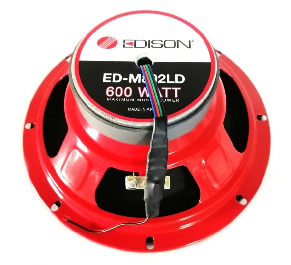 Edison ED M802LD 7 Renkli RGB Işıklı 20 Cm Midrange Kumandalı 600W Maksimum 120W RMS - Resim 4