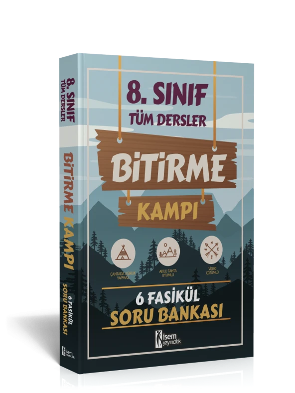 İsem 2024 8. Sınıf Tüm Dersler Bitirme Kampı 6 Fasikül Soru Bankası İsem Yayıncılık ürün görseli