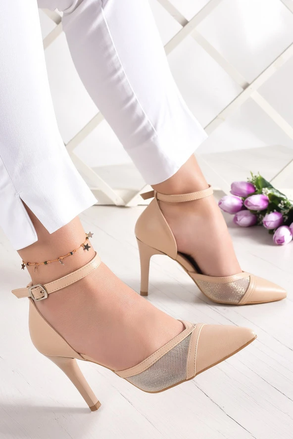 Erkan Saçmacı Liana Ten Vegan Fileli Stiletto - 2