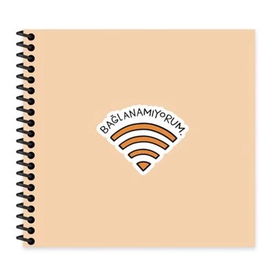 Keskin Color Sticker Defter Hisli Şeyler 16x15 50 Yp. Çizgili Stickerli Defter Bağlanamıyorum