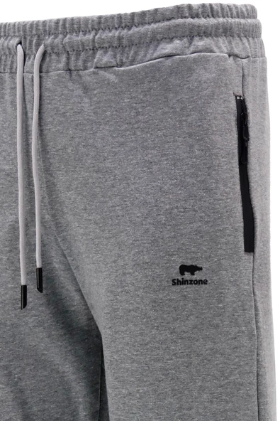 Erkek Düz Paça Mevsimlik Lastikli Gri Antrasit 2'li Eşofman Altı Seti - 9