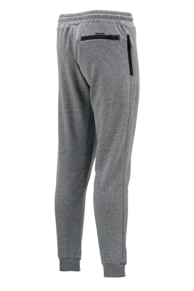 Erkek Düz Paça Mevsimlik Lastikli Gri Antrasit 2'li Eşofman Altı Seti - 8