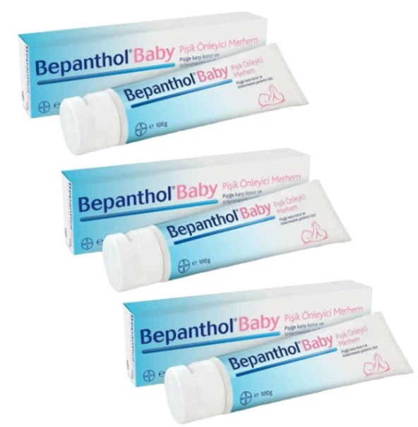 Bepanthol Baby Pişik Önleyici Merhem 100 Gr 3 Adet