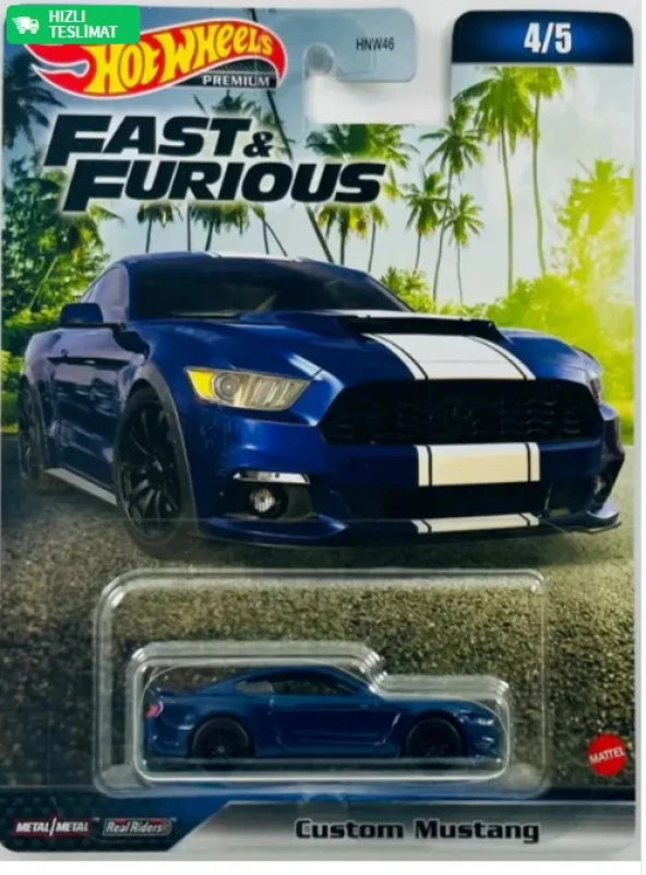 Hw Koleksiyon Custom Mustang Araba Ford Mustang HOT WHEELS COLLECTİON-HNW51