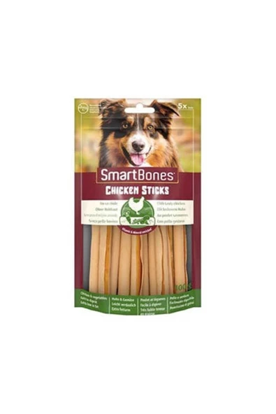 SmartBones Tavuklu Stick Köpek Ödülü 5 Parça 100gr