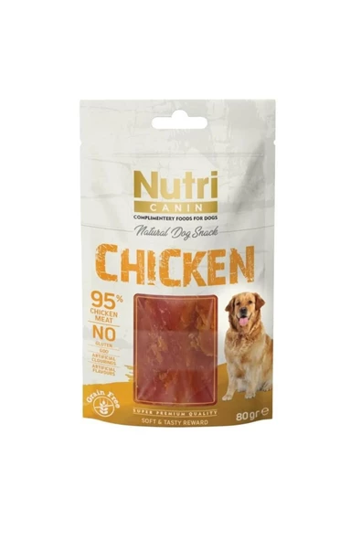 Nutri Canin Tahılsız Tavuklu Köpek Ödül Maması 80 gr