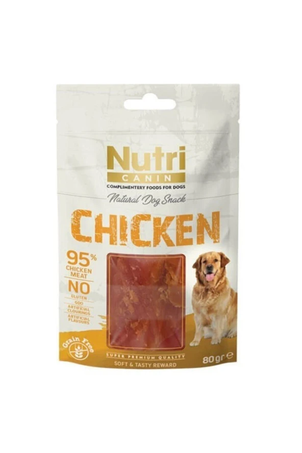 Tahılsız Tavuk Etli Köpek Ödülü 80 gr