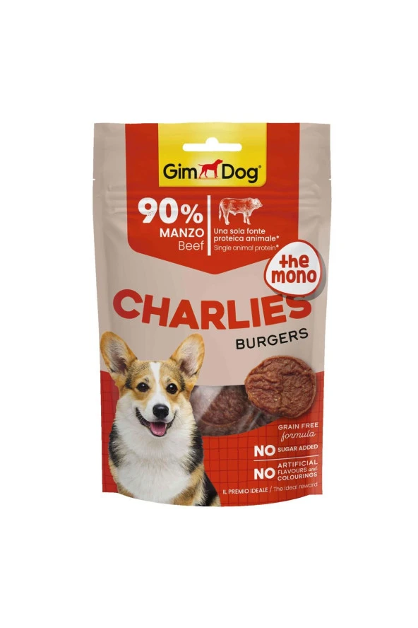 Charlies The Mono Burgers Sığır Etli Köpek Ödülü 70Gr