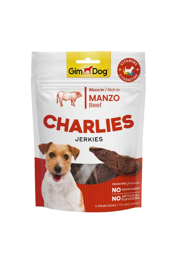 Charlies Jerkies Sığır Etli Köpek Ödülü 70gr