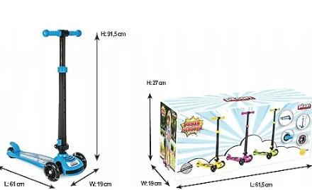 Pilsan 07-354 Power Scooter Güvenli Denge ve Akıllı Fren Scooter - 11
