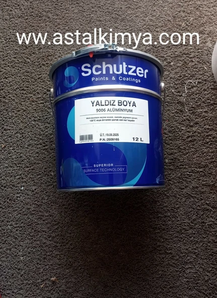 PRoMAX YALDIZ BOYA 12 LT ALİMİNYUM YALDIZ BOYA. 120 c ISIYA DAYANIKLI GALVANİZ BOYASI ürün görseli 1