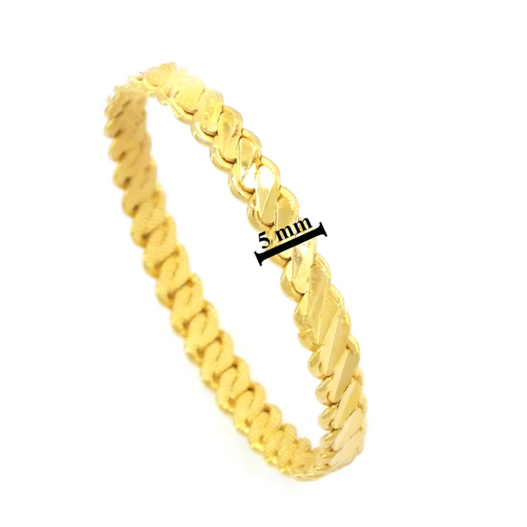 Bebek Bileklik Altın Kaplama Adana Burma Çocuk Bileziği - FerizZ - Resim 2