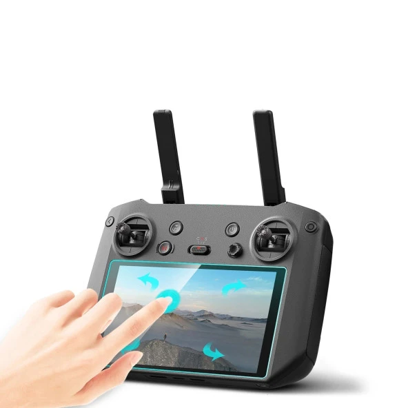 Tfy Store DJI RC / RC 2  Uyumlu Şeffaf Çizik koruyucu Ekran koruyucu Nano Jelatin - 4