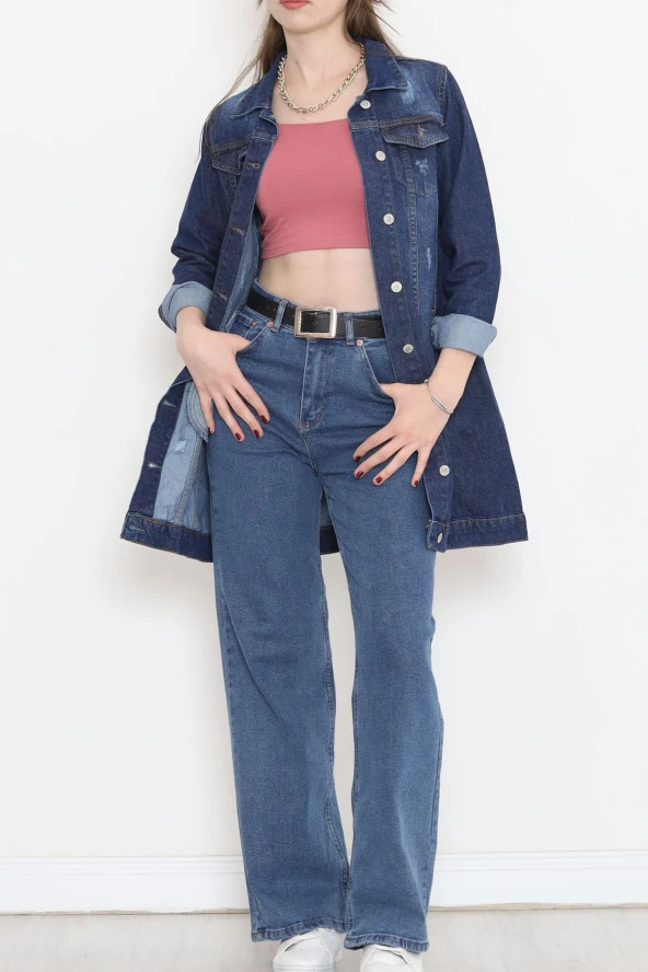 Uzun Kot Ceket Koyumavi - 18538.1836. - 2