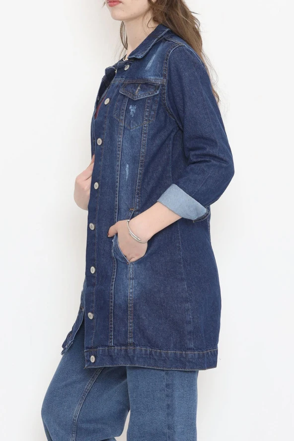 Uzun Kot Ceket Koyumavi - 18538.1836. - 3