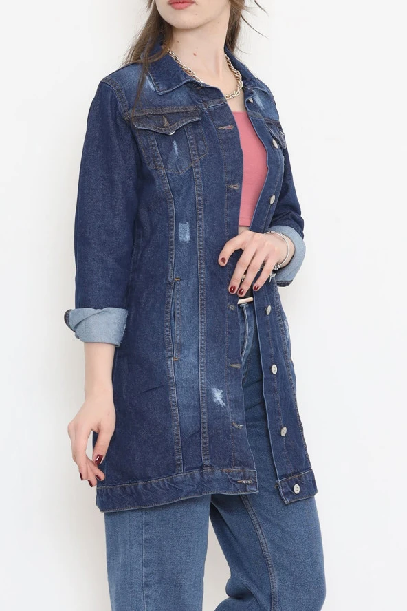 Uzun Kot Ceket Koyumavi - 18538.1836. - 5