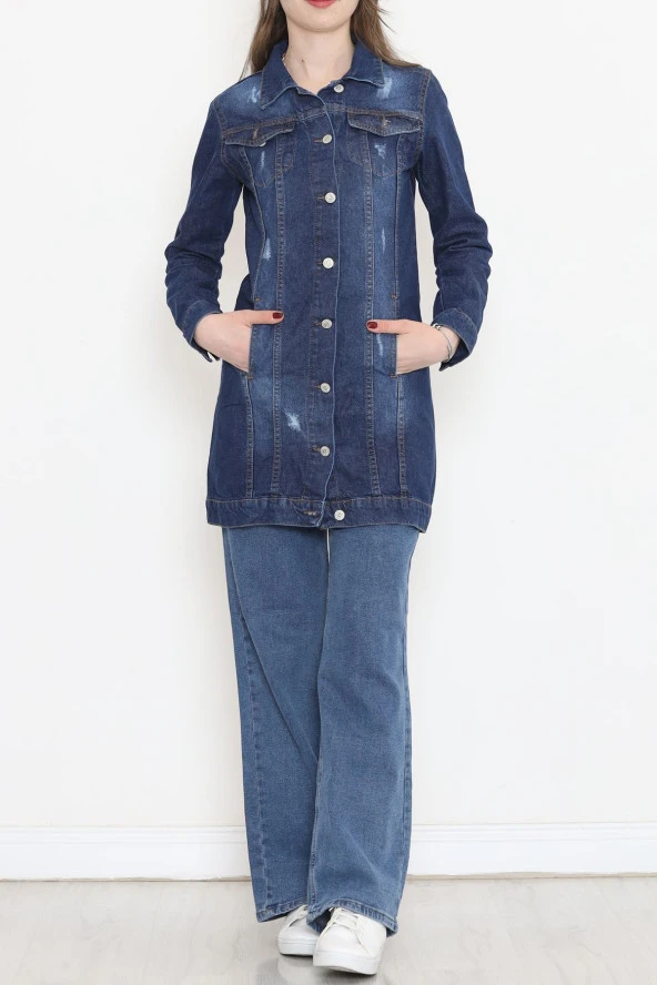 Uzun Kot Ceket Koyumavi - 18538.1836. - 8