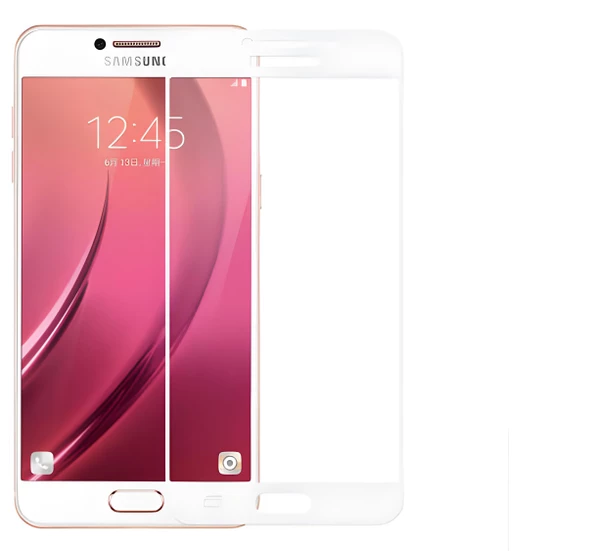 Galaxy A3 2016 Ekranı Tam Kaplayan Düz Cam Koruyucu - Resim 3