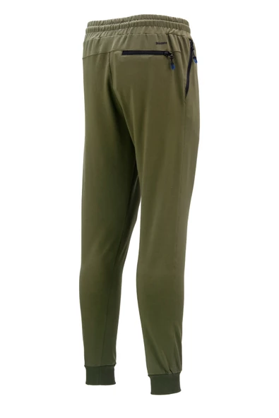 Erkek Düz Paça Rahat Kesim Lastikli Bej Haki 2'li Eşofman Altı Seti - 8