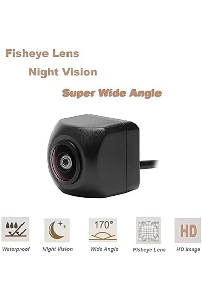 ROSE Su Geçirmez 170 Derece MCCD Balıkgözü Lens Starlight Gece Görüş CCTV Park Kamera Sistemi GK-03 - 4