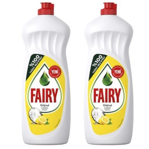 Fairy Sıvı Bulaşık Deterjanı Limon 650 ml  2 li