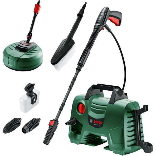 Bosch Home And Garden Yüksek Basınçlı Easyaquatak 120 Premium Kit (1500W Ev ve Araç Yıkama Kiti, Max Debi 350Saat - 1