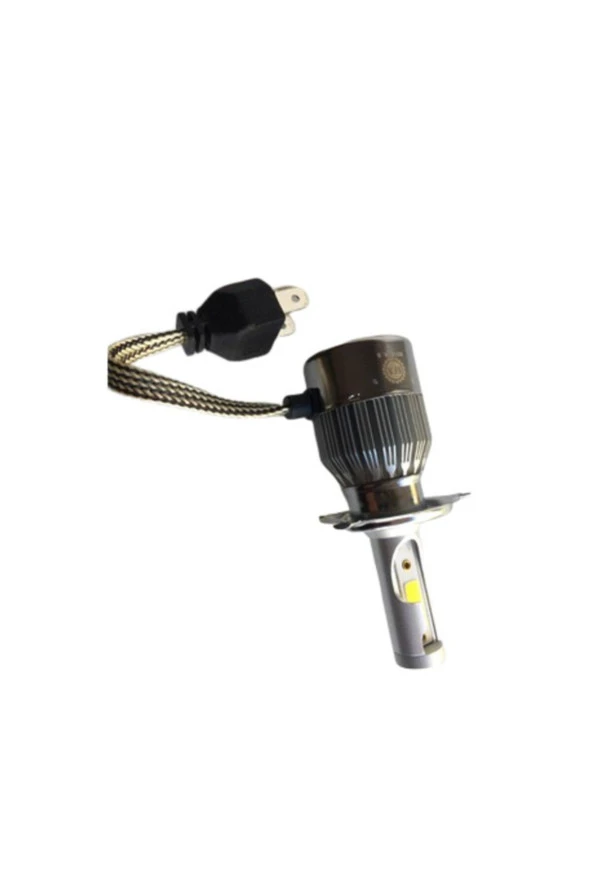 Motorsiklet H-4 Led Power Led 12v 100/100w Beyaz Işık Zenon Ampul - 2