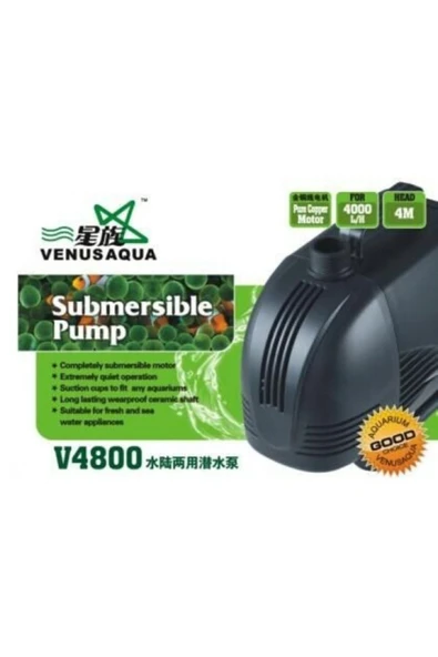 Venus Aqua V-4800 Akvaryum Kafa Motoru 4000 Lt / H 85w