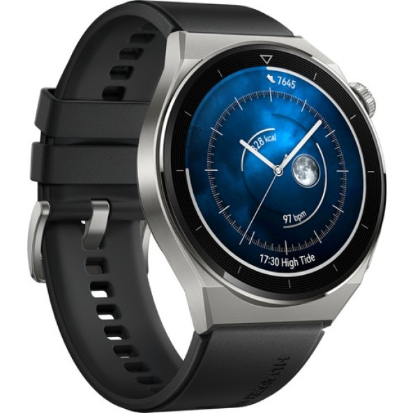 Huawei Watch GT 3 Pro 46mm Titanyum Kasa ve Siyah Kauçuk Kayış Akıllı Saat - 3