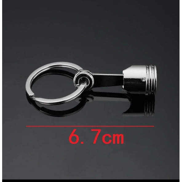 OTO PİSTON TASARIMLI METAL ANAHTARLIK - GOLD - 3