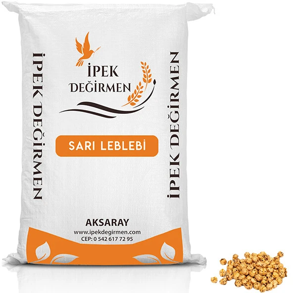 İpek Değirmen 1 KG Çifte Kavrulmuş Sarı Leblebi Lüks Kuruyemiş