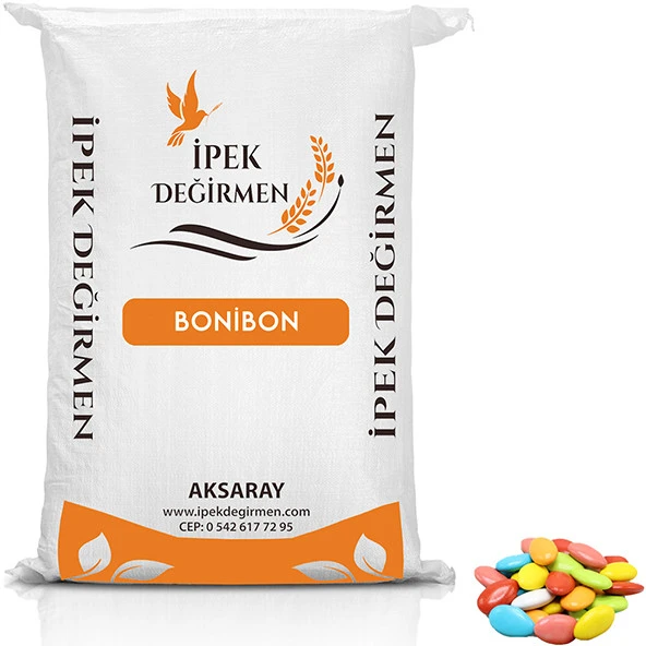 İpek Değirmen 1 KG Renkli Draje Bonibon Şeker Lüks Kuruyemiş Çerez