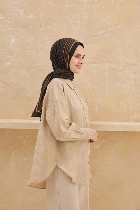 75 X 190 MONOGRAM MEDİNE ŞAL - 02988 - Resim 3