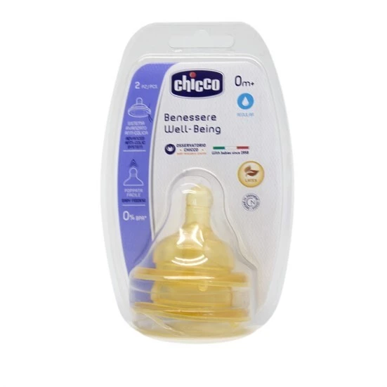 Chicco Biberon Emziği 0ay+2li Normal Akış Kauçuk