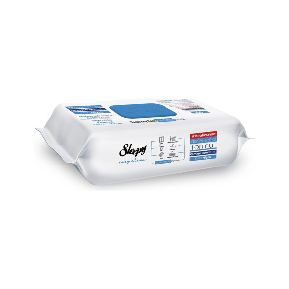 Sleepy Easy Clean Çamaşır Suyu Katkılı Yüzey Temizlik Havlusu 100 Yaprak. - 4