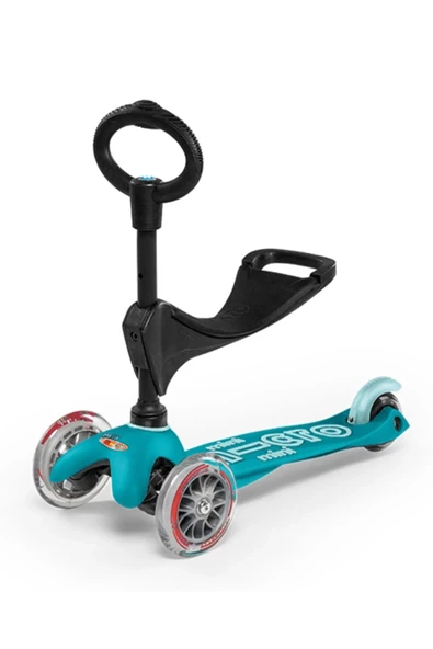 Micro Mini 3in 1 Deluxe Scooter Aqua