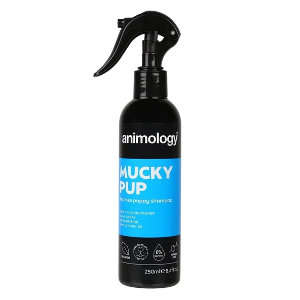 Animology Mucky Pup No Rinse Shampoo Durulamasız Yavru Köpek Şampuanı 250 ML.