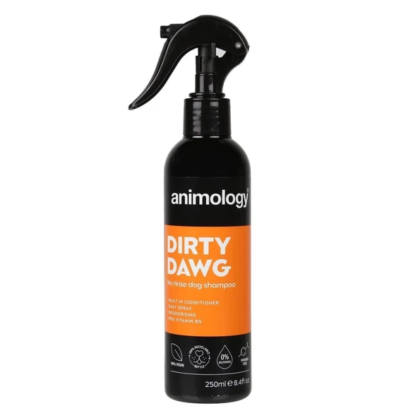 Animology Dirty Dawg No Rinse Shampoo Durulamasız Köpek Şampuanı 250 ML.