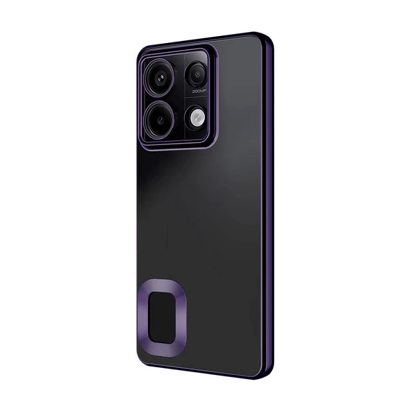 Gpack Xiaomi Redmi Note 13 Pro 4G Kılıf Logo Gösteren Kamera Korumalı Silikon - 8