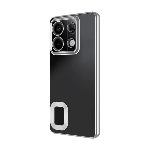 Gpack Xiaomi Redmi Note 13 Pro 4G Kılıf Logo Gösteren Kamera Korumalı Silikon - Resim 4