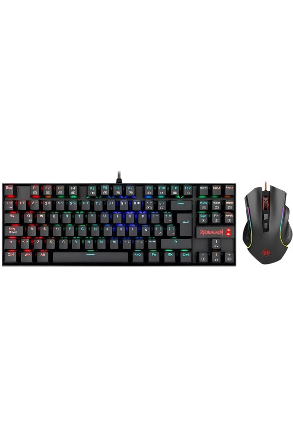 K552-rgb-ba %60 Mekanik Tr Q Klavye & M607-rgb 7200 Dpı Mouse Combo Set