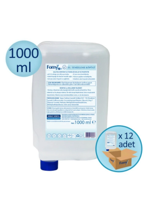 Fomy Standart Classic Köpük Sabun 12 Adet + 1 Adet Önlük Hediye - 2