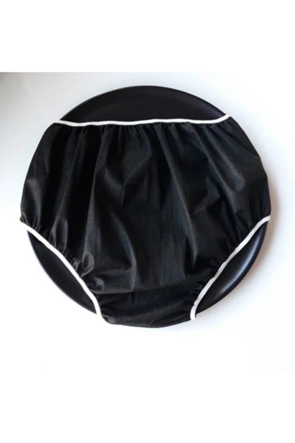 cengizgrup Tek Kullanımlık Tela Külot Siyah XXL Beden 50 Adet - Resim 2