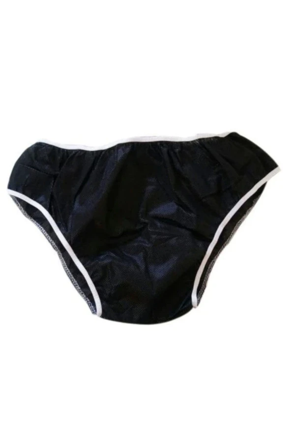 cengizgrup Tek Kullanımlık Tela Külot Siyah L Beden 10 Adet ürün görseli 1