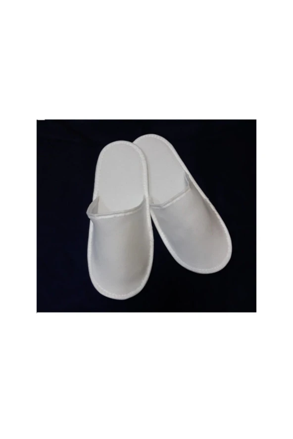 cengizgrup Tek Kullanımlık Terlik Süngerli Polyester Havlu Otel Terliği  100 Çift ürün görseli