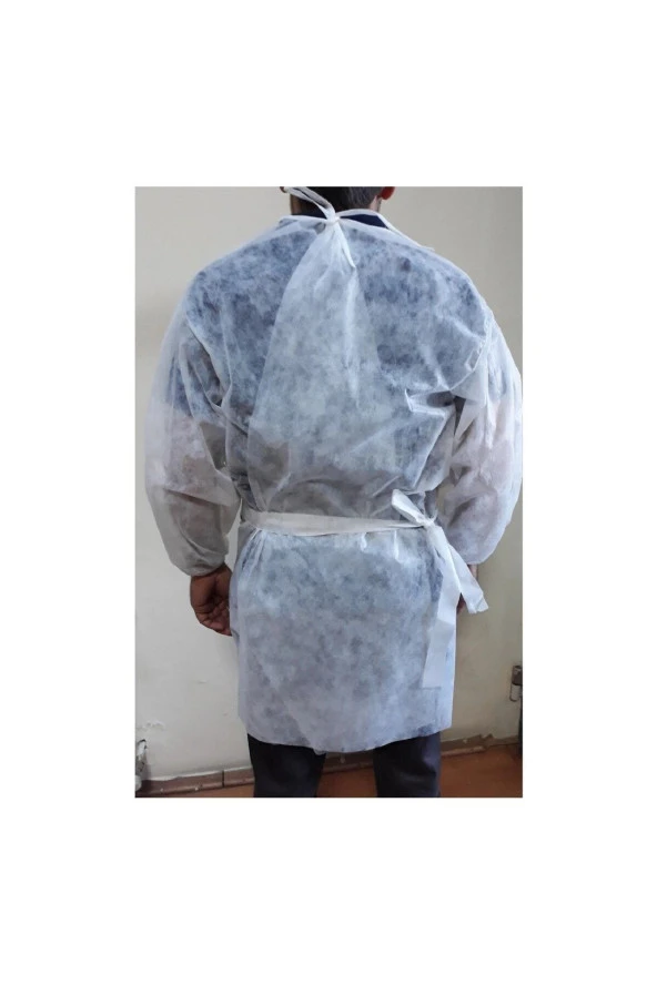 cengizgrup Tek Kullanımlık Tela - Ziyaretçi Önlüğü S/M - Resim 2