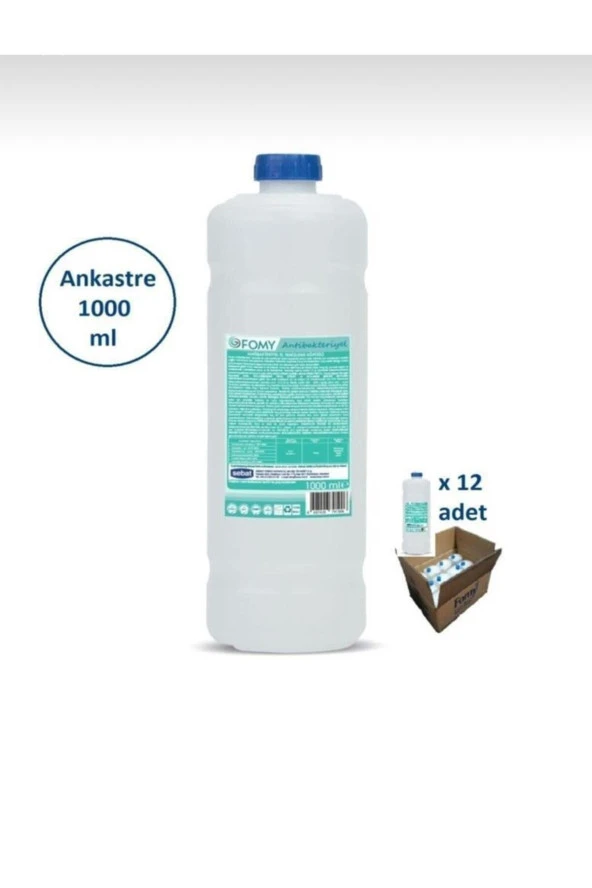 Fomy Antibakteriyel Ankastre Köpük Sabun Kartuş 1000 Ml 12 Adet