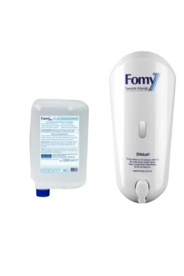 Fomy Standart Köpük Sabun Kartuş 1000 ML +1 Beyaz Dispenser