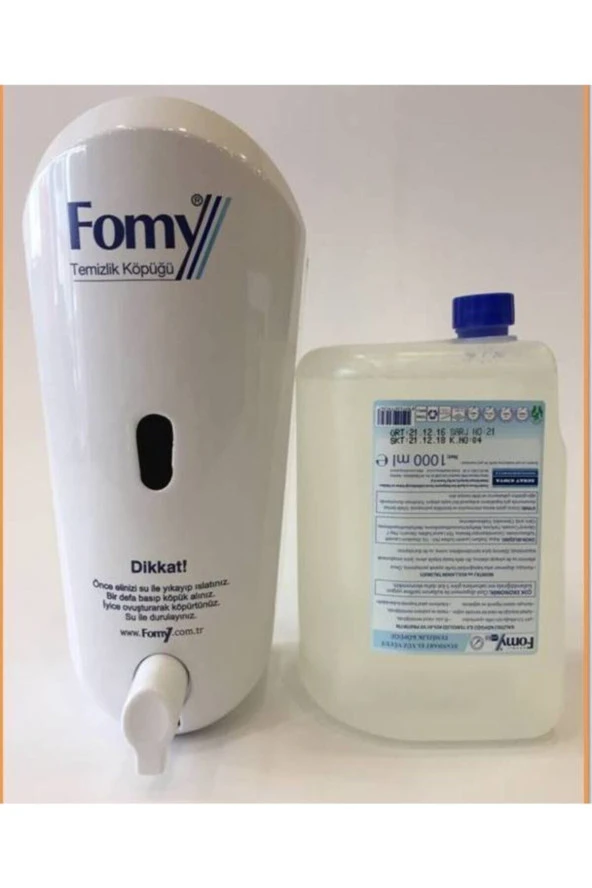 Fomy 1000 Ml Standart Köpük Sabun +1000 Ml Dispenser